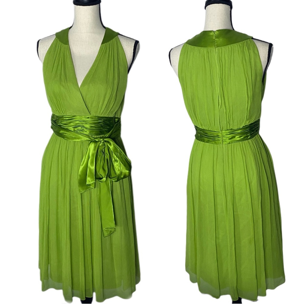 Maggy London vintage 100% silk dress
